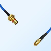 MCX Female - BMA Bulkhead Male Semi-Flexible Cable Assemblies