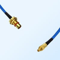 MMCX Male - BMA Bulkhead Male Semi-Flexible Cable Assemblies