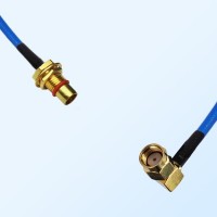 RP SMA Male R/A - BMA Bulkhead Male Semi-Flexible Cable Assemblies