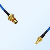SMB Male - BMA Bulkhead Male Semi-Flexible Cable Assemblies