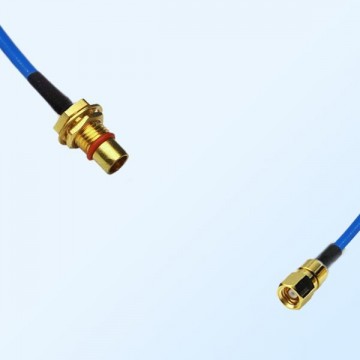 SMC Female - BMA Bulkhead Male Semi-Flexible Cable Assemblies