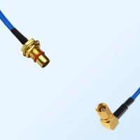 SMC Female R/A - BMA Bulkhead Male Semi-Flexible Cable Assemblies