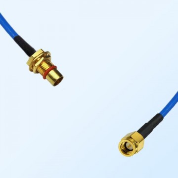 SSMA Male - BMA Bulkhead Male Semi-Flexible Cable Assemblies