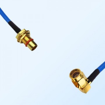 SSMA Male R/A - BMA Bulkhead Male Semi-Flexible Cable Assemblies