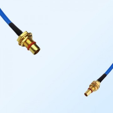 SBMA Bulkhead Male - BMA Bulkhead Male Semi-Flexible Cable Assemblies
