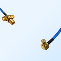 MCX Male Right Angle - BMA Male 2 Hole Semi-Flexible Cable Assemblies