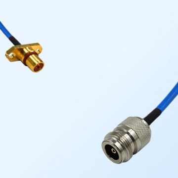 N Female - BMA Male 2 Hole Panel Mount Semi-Flexible Cable Assemblies