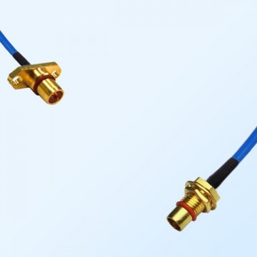 BMA Male 2 Hole - BMA Bulkhead Male Semi-Flexible Cable Assemblies