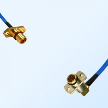 BMA Male 2 Hole - BMA Female R/A 2 Hole Semi-Flexible Cable Assemblies