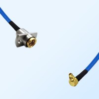MMCX Male R/A - BMA Female 2 Hole Semi-Flexible Cable Assemblies