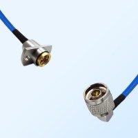 N Male Right Angle - BMA Female 2 Hole Semi-Flexible Cable Assemblies