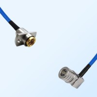 QMA Male R/A - BMA Female 2 Hole Semi-Flexible Cable Assemblies