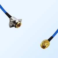 SMA Male - BMA Female 2 Hole Semi-Flexible Cable Assemblies
