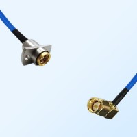 SMA Male R/A - BMA Female 2 Hole Semi-Flexible Cable Assemblies