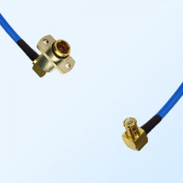 MCX Male R/A - BMA Female R/A 2 Hole Semi-Flexible Cable Assemblies