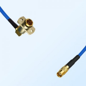 MCX Female - BMA Female R/A 2 Hole Semi-Flexible Cable Assemblies
