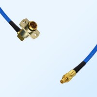 MMCX Male - BMA Female R/A 2 Hole Semi-Flexible Cable Assemblies