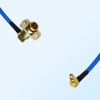 MMCX Male R/A - BMA Female R/A 2 Hole Semi-Flexible Cable Assemblies