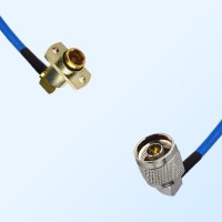 N Male R/A - BMA Female R/A 2 Hole Semi-Flexible Cable Assemblies