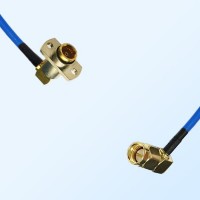 SMA Male R/A - BMA Female R/A 2 Hole Semi-Flexible Cable Assemblies