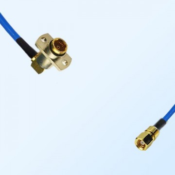 SMC Female - BMA Female R/A 2 Hole Semi-Flexible Cable Assemblies