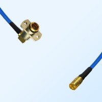 SMP Male - BMA Female R/A 2 Hole Semi-Flexible Cable Assemblies