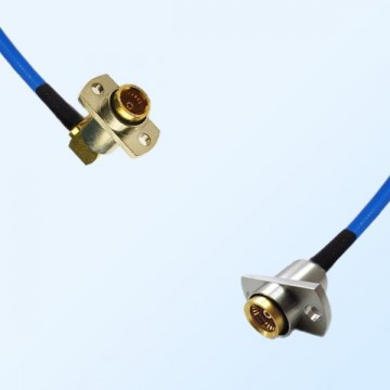 BMA Female R/A 2 Hole - BMA Female 2 Hole Semi-Flexible Cable