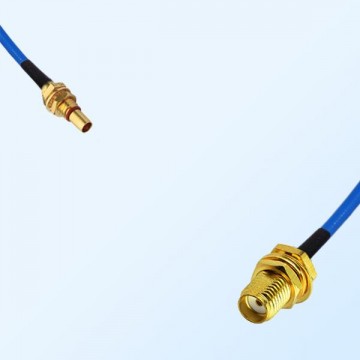SMA Bulkhead Female - SBMA Bulkhead Male Semi-Flexible Cable