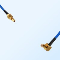 SMB Male R/A - SBMA Bulkhead Male Semi-Flexible Cable Assemblies
