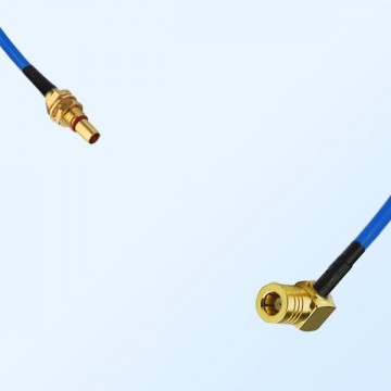 SMB Female R/A - SBMA Bulkhead Male Semi-Flexible Cable Assemblies