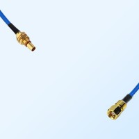 SMC Female - SBMA Bulkhead Male Semi-Flexible Cable Assemblies