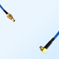 SMP Female R/A - SBMA Bulkhead Male Semi-Flexible Cable Assemblies