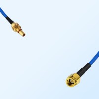 SSMA Male - SBMA Bulkhead Male Semi-Flexible Cable Assemblies