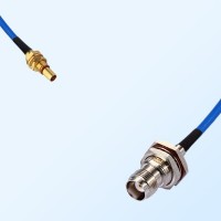 TNC O-Ring Bulkhead Female - SBMA Bulkhead Male Semi-Flexible Cable