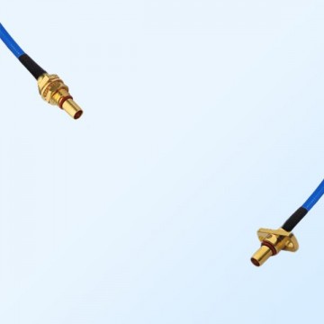 SBMA Bulkhead Male - SBMA Male 2 Hole Semi-Flexible Cable Assemblies