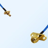SMA Female 2 Hole - SBMA Male 2 Hole Semi-Flexible Cable Assemblies