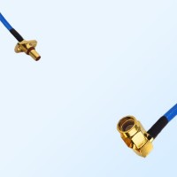 SSMA Male R/A - SBMA Male 2 Hole Semi-Flexible Cable Assemblies