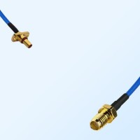 SSMA Female - SBMA Male 2 Hole Semi-Flexible Cable Assemblies