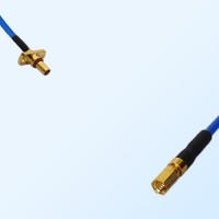 SSMC Female - SBMA Male 2 Hole Semi-Flexible Cable Assemblies