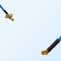 SSMC Female R/A - SBMA Male 2 Hole Semi-Flexible Cable Assemblies
