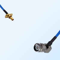 TNC Male Right Angle - SBMA Male 2 Hole Semi-Flexible Cable Assemblies