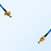 SBMA Male 2 Hole - SBMA Bulkhead Male Semi-Flexible Cable Assemblies