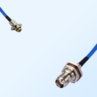 TNC O-Ring Bulkhead Female - SBMA Female 2 Hole Semi-Flexible Cable