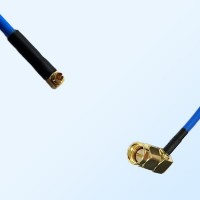 SMPM Female R/A - SMA Male R/A Semi-Flexible Cable Assemblies