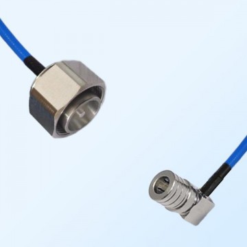 4.3/10 DIN Male - QMA Male Right Angle Semi-Flexible Cable Assemblies