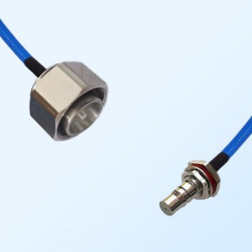 4.3/10 DIN Male - QMA Bulkhead Female with O-Ring Semi-Flexible Cable