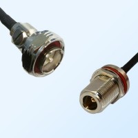 7/16 DIN Male - N Bulkhead Female with O-Ring Coaxial Jumper Cable