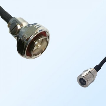 7/16 DIN Male - QMA Male Coaxial Jumper Cable