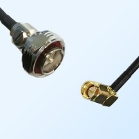 7/16 DIN Male - SMA Male Right Angle Coaxial Jumper Cable