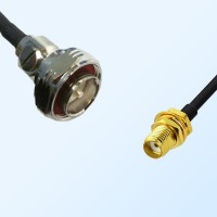 7/16 DIN Male - SMA Bulkhead Female Coaxial Jumper Cable
